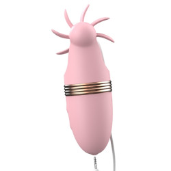 Generique Stimulateur de clitoris rotatif Magic Roll 13cm Rose